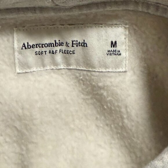 Abercrombie & Fitch Unisex Essential Popover Patchwork Embroidered Hoodie - Picture 8 of 9